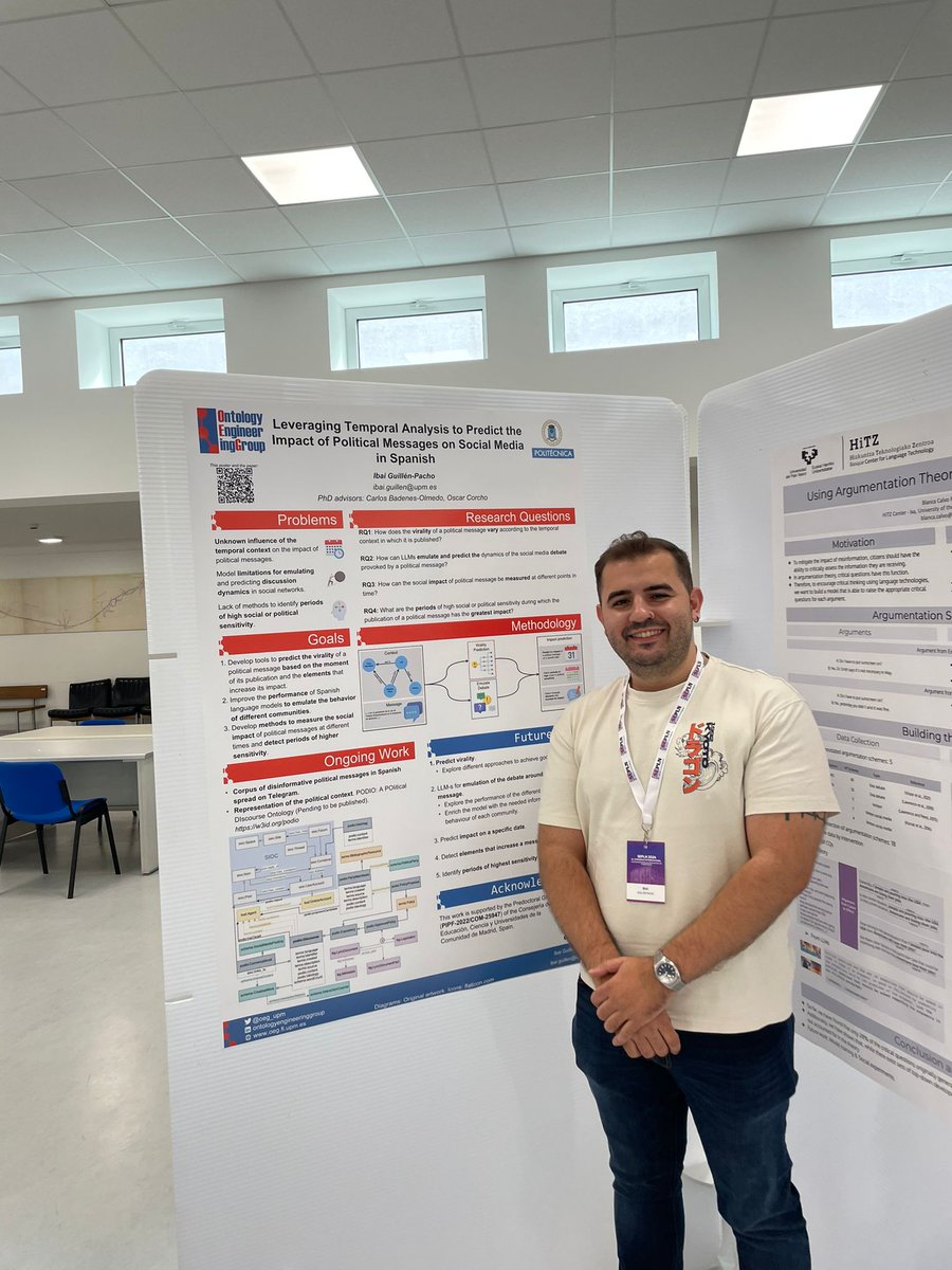 I had the opportunity to present my thesis at the PhD symposium today. An enriching experience full of learning! <a href="/oeg_upm/">OEG UPM</a> <a href="/sepln2024uva/">XL Congreso de la SEPLN Valladolid 2024</a>