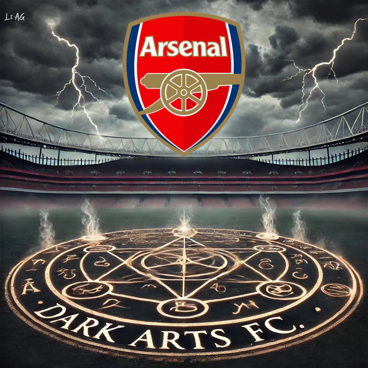 qtpie_Q's tweet photo. Dark Arts FC     #arsenal https://t.co/E0i47Lp50I