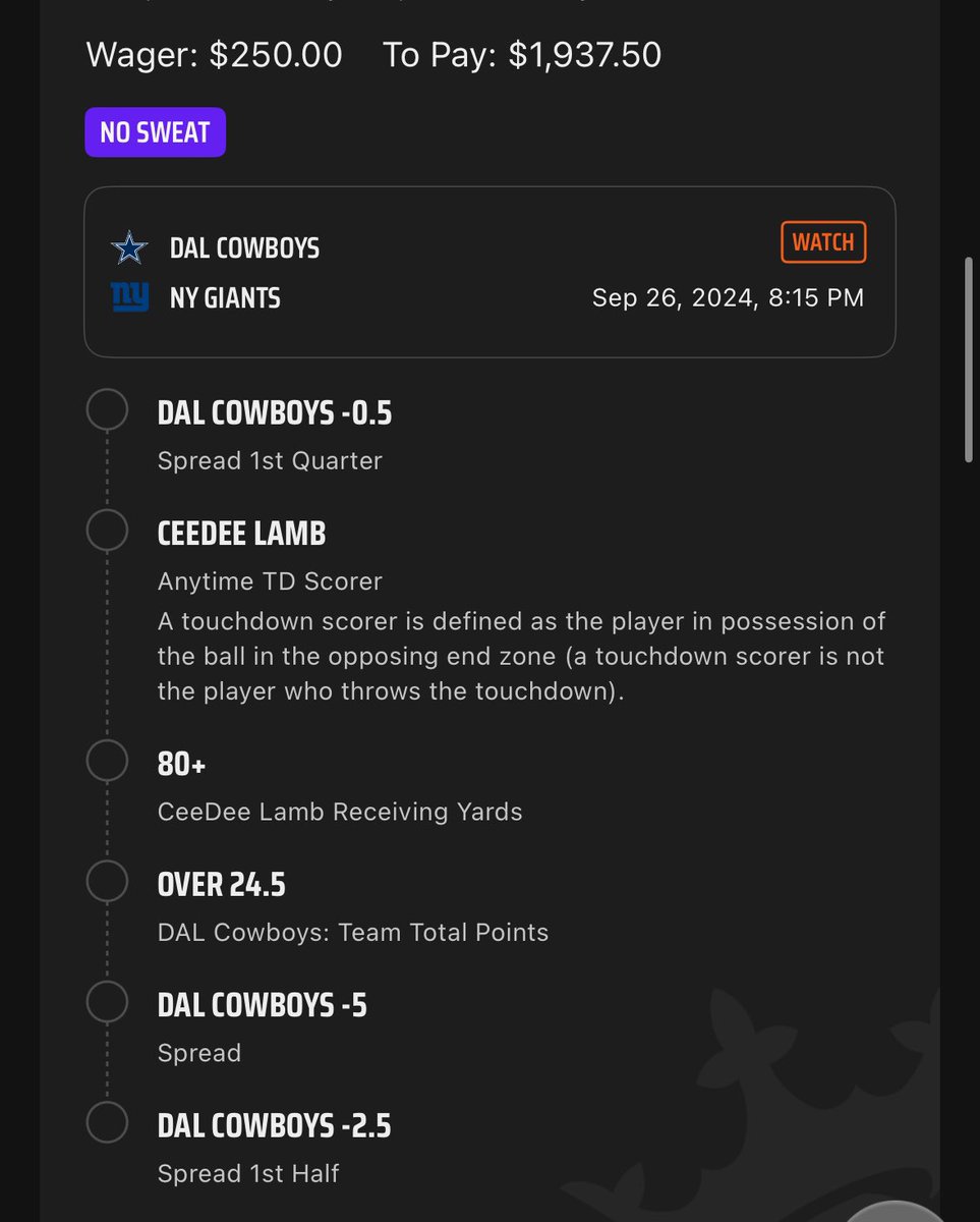 LocksSquatch's tweet photo. 2 No Sweat Bets for #TNF 

let’s see if lightning will strike twice tn 🍀💰💰💰 https://t.co/M0LFXAJNau