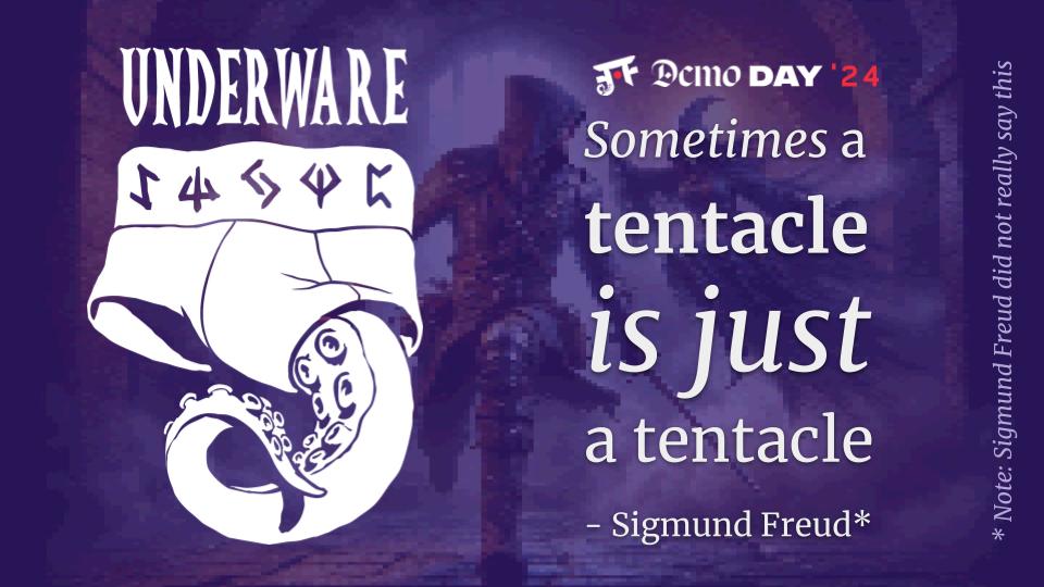 The presentation <a href="/recipromancer/">Rob Morris 🧙‍♂️⛩️🕳️ (realms/acc)</a> gave at the <a href="/ohayo_dojo/">Dojo</a> Demo Day yesterday in NYC. 🧵

We cover Underware, what we've been up to at the <a href="/ohayo_dojo/">Dojo</a> residency the past 2 months, our games, and the evolution of <a href="/Pistols_gg/">Pistols at Dawn</a> to today.