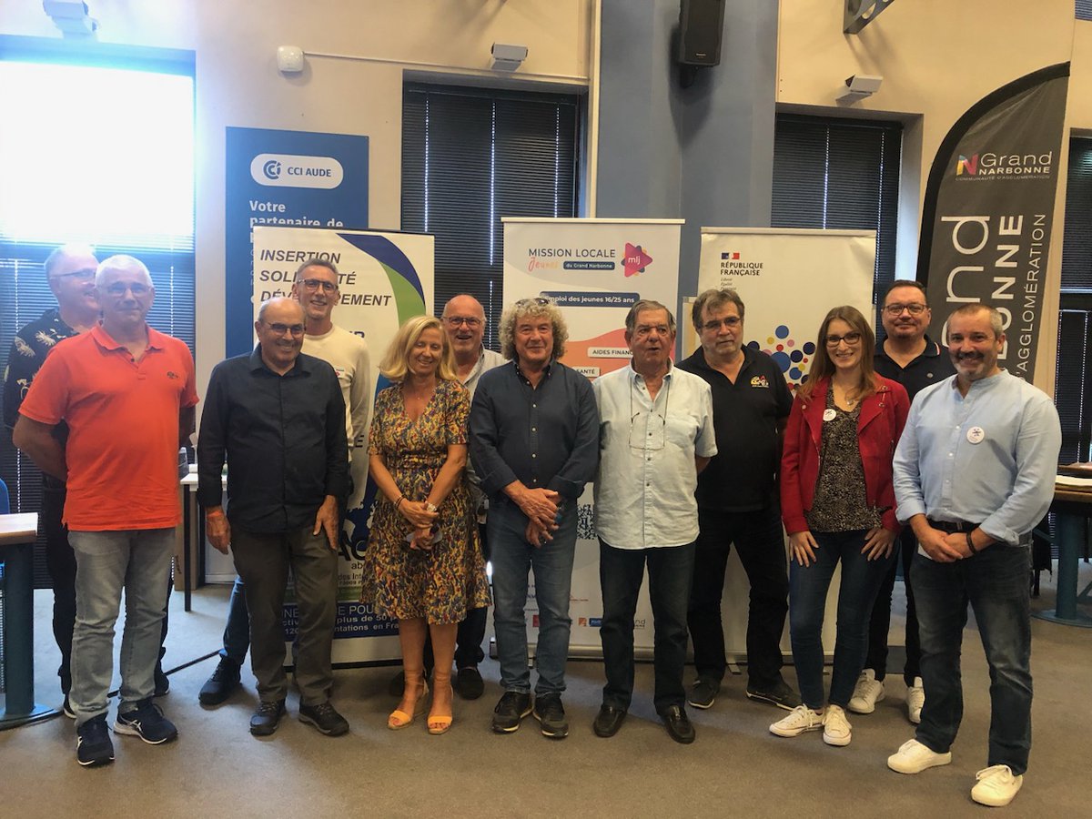 PierreGouzy's tweet photo. #Markethon: Encore une belle récolte solidaire sur l Aude: #Narbonne, 134 offres d emploi récoltées et 676 Entreprises visitées 🤩
Et toujours un réel plaisir de collaborer avec nos partenaires @GrandNarbonneCA @MLJNarbonne , @CCI_Aude et AGIR 🙏 à Marie, Domi et Christelle 😍😍 https://t.co/EualGwNaTN