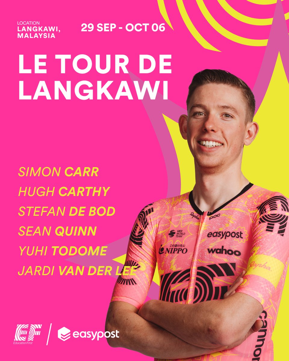 We've still got more racing in store for you this season 💪 This squad is off to Le Tour de Langkawi!