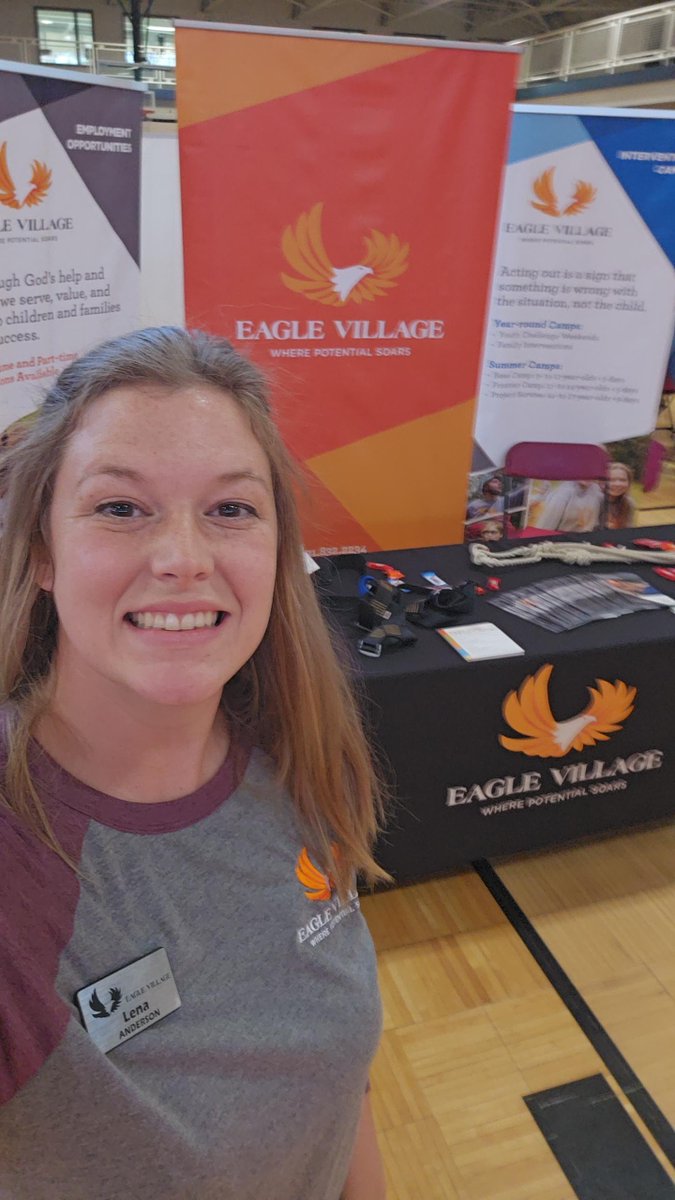 Lena is at the Ferris State University's Student Recreation Center on Sep 26, from 2 PM - 5 PM! We're looking for those who want a job helping abuse &amp; neglect youth find their potential. You can talk to Lena about current job openings and what it's like to work at Eagle Village.