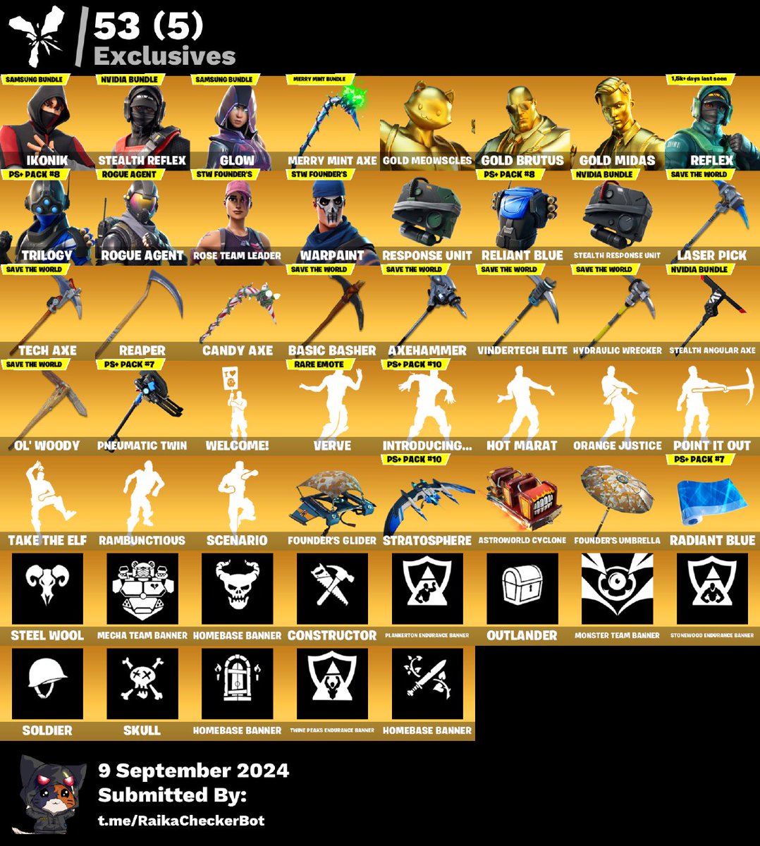 YeatCopter's tweet photo. Any offers?? 
Psn linkable,Xbox linkable 
Epic info https://t.co/FpTjCMUjWh