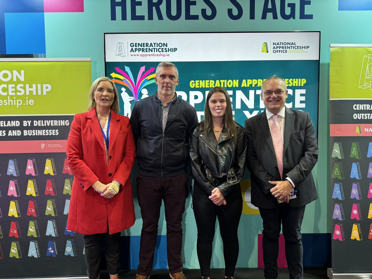 We were thrilled to attend the World Skills Ireland Event in the RDS Simmonscourt this afternoon. So proud of our apprentice Katie Farren who spoke so confidently and maturely on the Heroes Stage about her apprenticeship and career with Toga. #worldskills #togafamily
