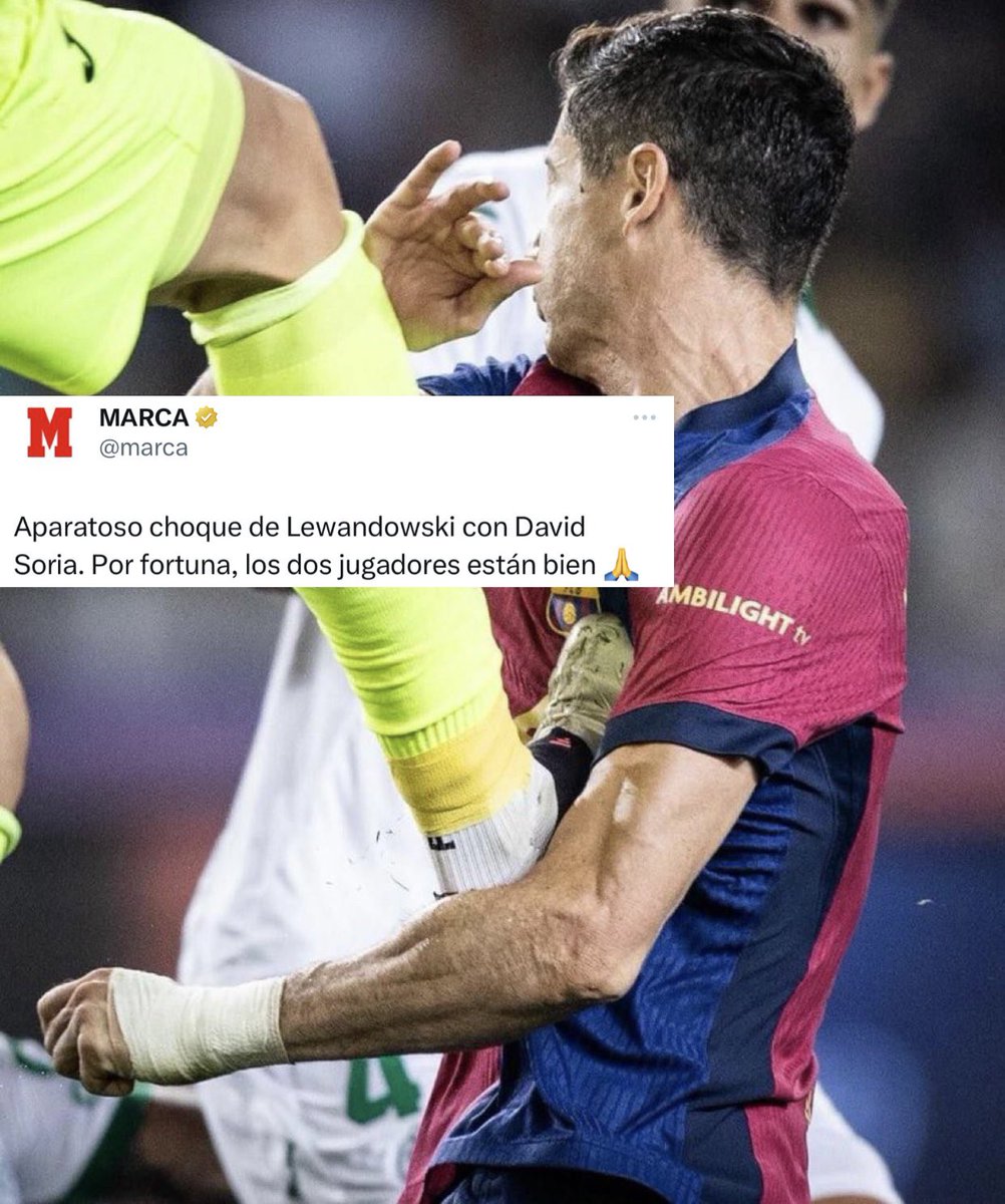 PeriodicoWarca's tweet photo. "Por fortuna, los dos jugadores están bien" https://t.co/DCKyfKKbqk