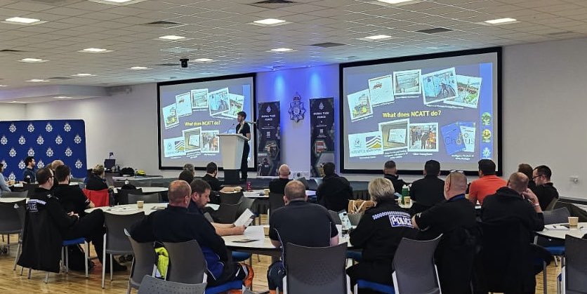 Humberbeat_RTF's tweet photo. #RuralTaskForce Today the #RTF have hosted a training day for colleagues &amp; @UKBorder focusing on Plant Machinery, Agricultural &amp; Caravan Theft. Thank you to  @NCATT_UKPolice @DatatagID @CRiSDatabase @VinChipDPI for delivering the training.  #RuralCrime #PartnershipWorking https://t.co/TYxz85jUjU