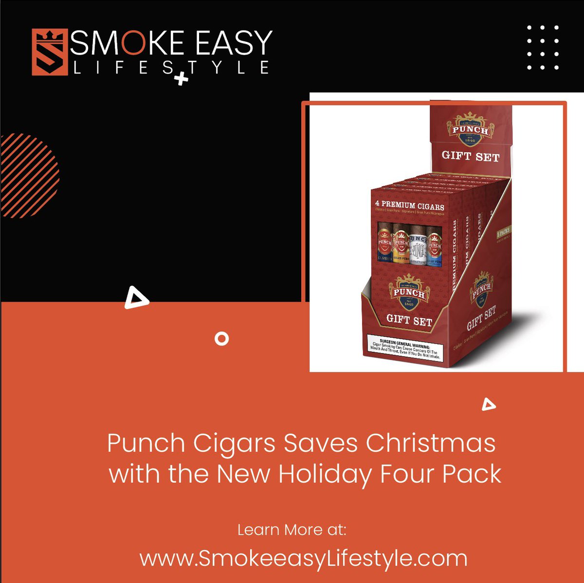 smokeeasylife's tweet photo. Punch Cigars Saves Christmas with the New Holiday Four Pack

https://t.co/jBtYbKHTPA https://t.co/dYosmUavUk