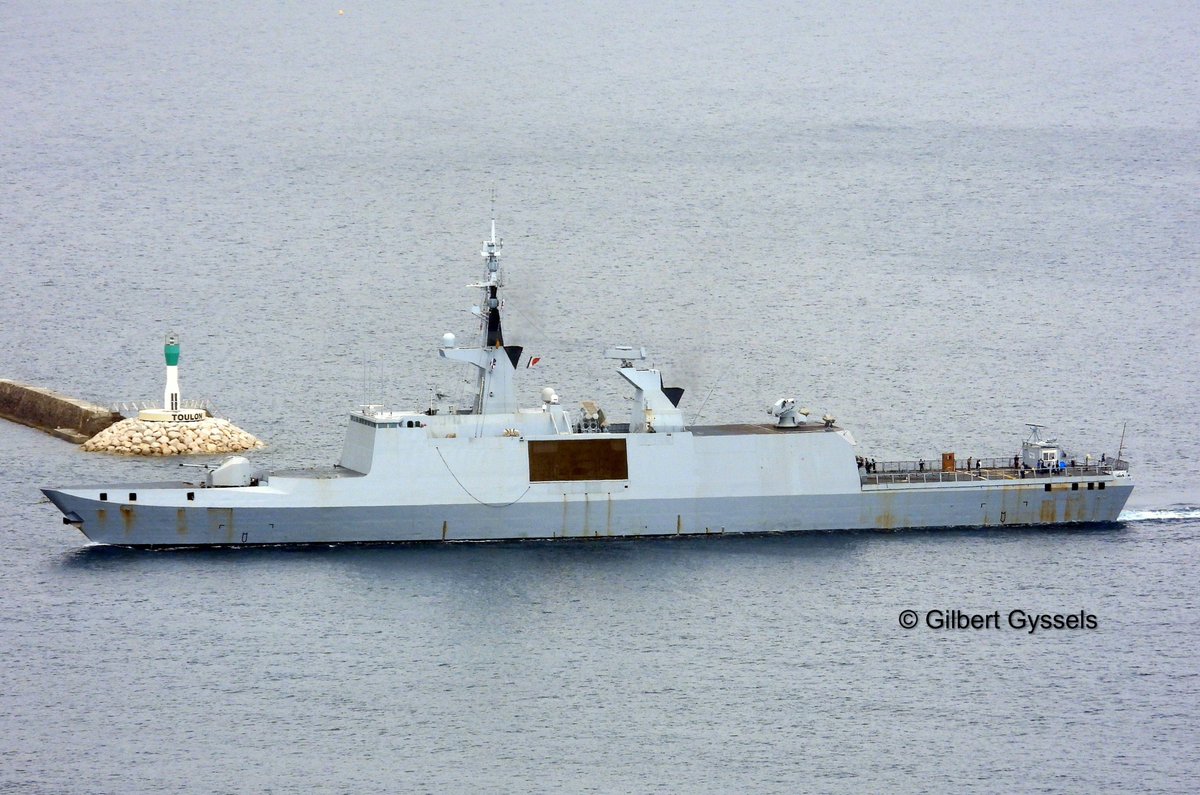 WarshipCam's tweet photo. French Navy La Fayette-class frigate FS Guepratte (F714) coming into Toulon, France - September 26, 2024 #fsguepratte #f714
SRC: TW-@GGYSSELSSHIPS https://t.co/4ejFHXQmNE
