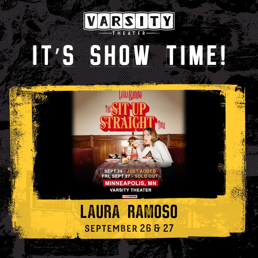 Joining us for Laura Ramoso?
🎟️ LIMITED Tickets still available: livemu.sc/3Nya69e
⏰ Times are approximate.
🎒 Bags 12"x6"x12" welcome!
📱 Your phone is your ticket!
💳 We are cashless!
🅿️ PARKING ALERT: Construction in Dinkytown!
INFO: livemu.sc/3V6OqmO