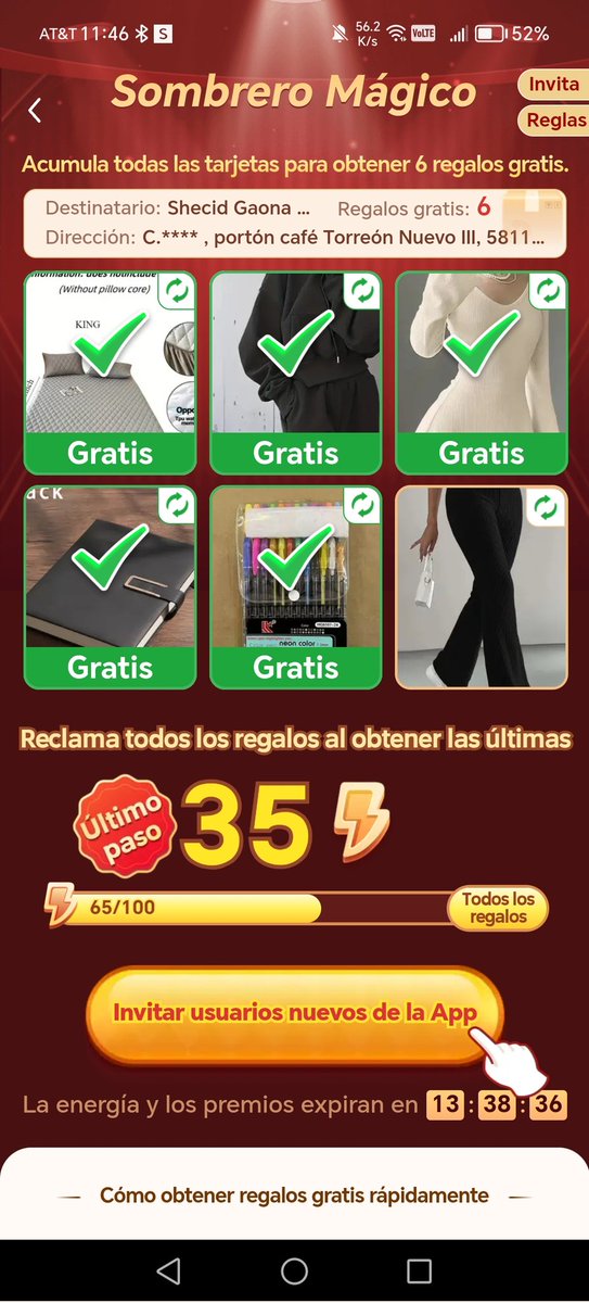 ShecidDamaris's tweet photo. ¿Puedes aceptar mi invitación así que puedo obtener un regalo gratis?
https://t.co/T8zeLRCwao

⌚️¡DATE PRISA! El tiempo se agota, acepta mi invitación para ayudarme a conseguir ¡una recompensa de SHEIN!
https://t.co/40MAuGw9Uk https://t.co/0r0hGpxY4X