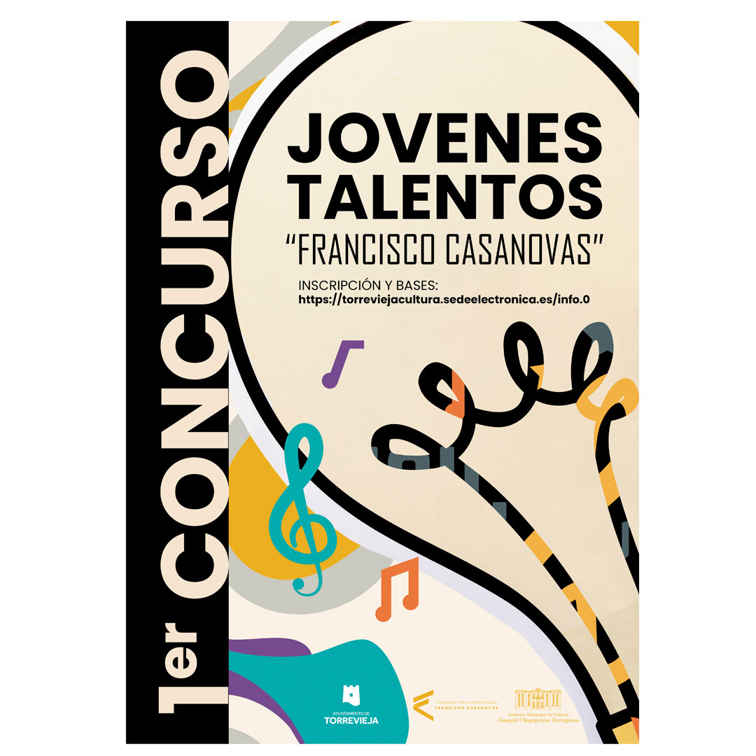 TorreviejaVista's tweet image. 🎶 ¡Convocado el 1er Concurso de Jóvenes Talentos Musicales “Francisco Casanovas”! 🎼 Dirigido a jóvenes músicos de 16 a 18 años, en categorías como piano, viento, cuerda y más. 
Más info aquí 👉 vistaalegretorrevieja.com/?p=31543
#TalentoMusical #Torrevieja #Música