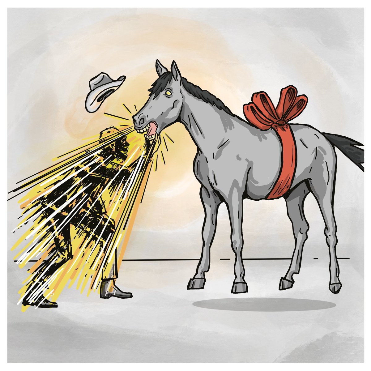 mbd_comics's tweet photo. Straight from the Horse’s Mouth

#idiom #gifthorse #funny #comic #manbitesdog https://t.co/1i96OxnhOH