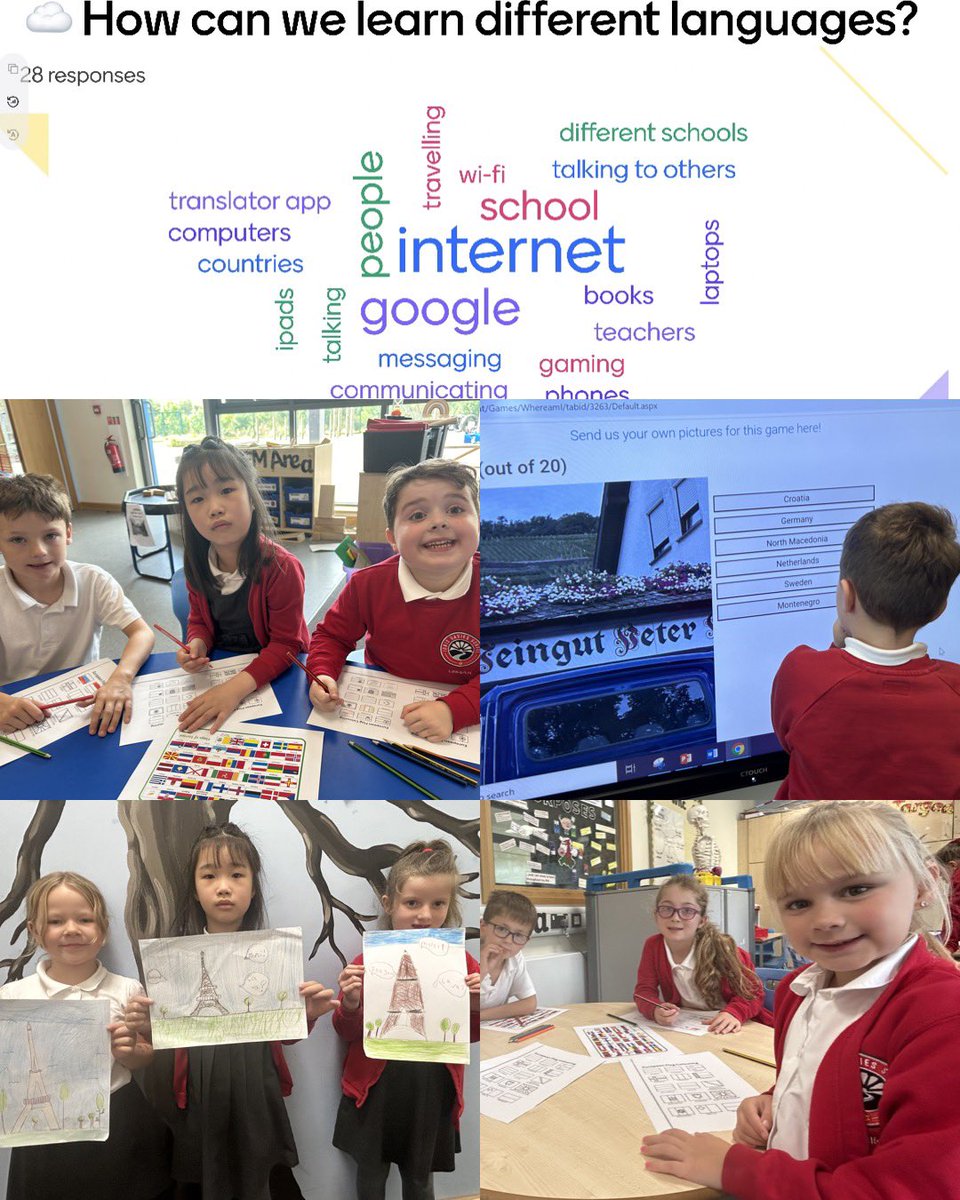 Dosbarth Bala (@idsbala) on Twitter photo We had a lovely morning celebrating #EuropeanDayOfLanguages. We discussed how we can learn different languages, drew the Eiffel Tower and coloured the flags of Europe 🇪🇺
To learn a language is to have one more window from which to look at the world🌎 <a href="/IDS3to18/">Idris Davies School 3_18</a> <a href="/IDS_Mrs_Parfitt/">Mrs D Parfitt</a> We had a lovely morning celebrating #EuropeanDayOfLanguages. We discussed how we can learn different languages, drew the Eiffel Tower and coloured the flags of Europe 🇪🇺
To learn a language is to have one more window from which to look at the world🌎 <a href="/IDS3to18/">Idris Davies School 3_18</a> <a href="/IDS_Mrs_Parfitt/">Mrs D Parfitt</a>