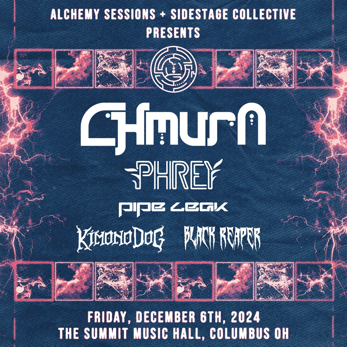 Sidestage614's tweet photo. Just announced :) 

Come down to The Summit Music Hall on 12/6 and get weird with @chmuramusic &amp; Friends! 

Early bird tix available at https://t.co/sO9b215HmC https://t.co/sQvNi0wKCQ