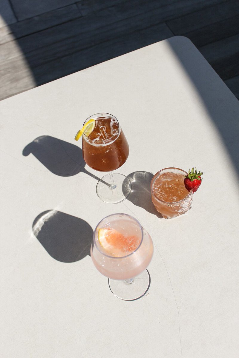 Cocktail by the pool, don't mind if we do.