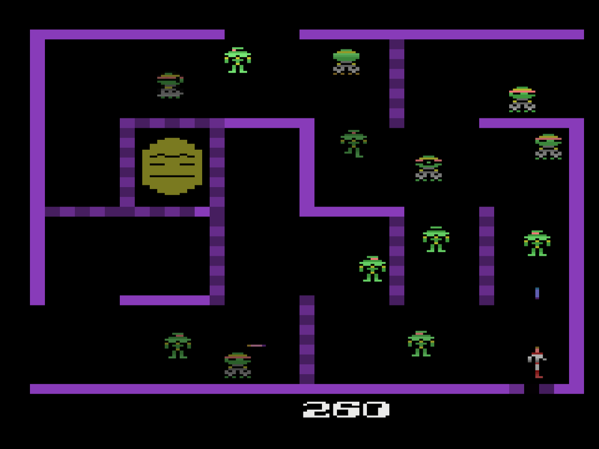 🚨 Portland @retrogamingexpo Game Demo

Frantic, inspired by the arcade games Berzerk and Frenzy, and developed by Darrell Spice, Jr., will be available to demo this weekend at the AtariAge booth!

forums.atariage.com/topic/186560-f…

#retrogames #gamedemos #PRGE