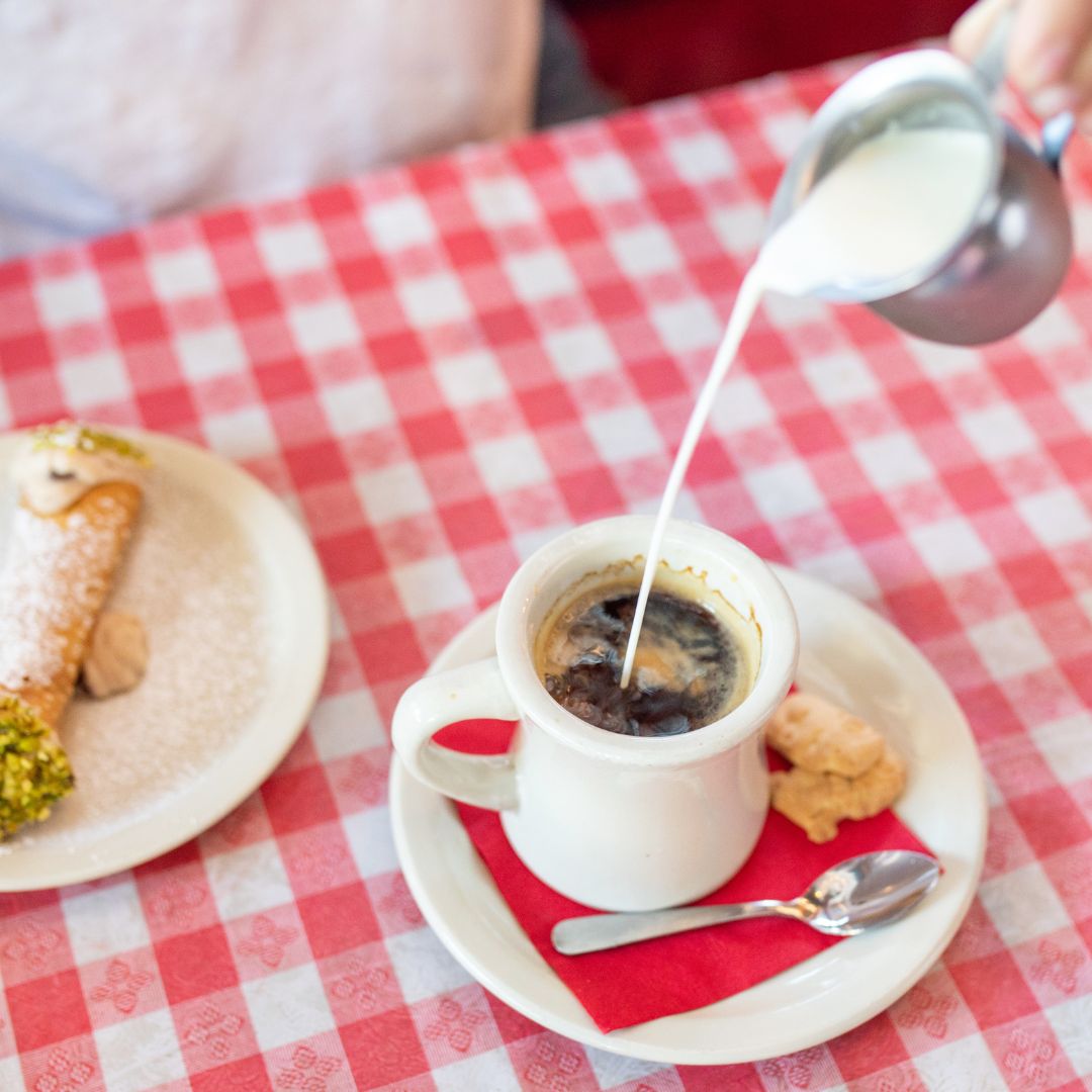 homeslicepizza's tweet photo. What's the perfect post-slice sip? Aromatic brews from @spokesmancoffee. Our own proprietary blend! ☕ https://t.co/g8eImbPhUY
