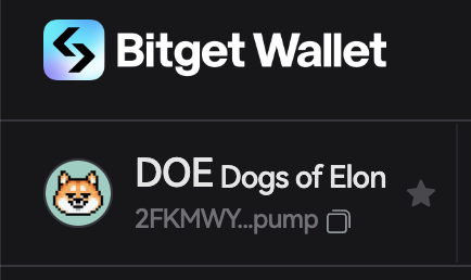 $DOE now available for trade within Bitget Wallet 🎉 <a href="/BitgetWallet/">Bitget Wallet 🩵</a> 

web3.bitget.com/en/swap/sol/2F…