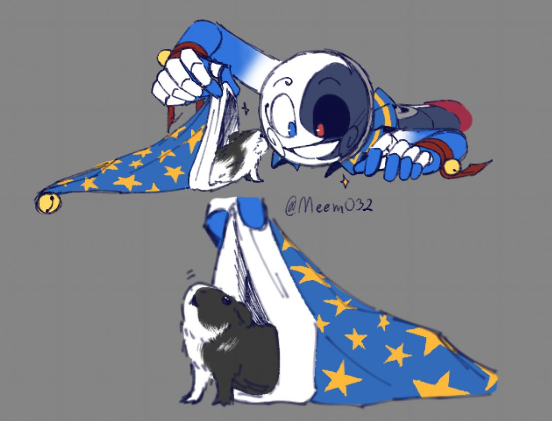 Meemmmmo32's tweet photo. Moon&amp;Guinea pig Moon https://t.co/zcyj2bBOdu