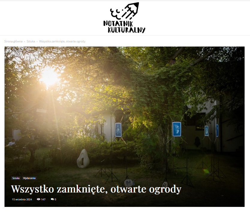 notkulturalny's tweet photo. 10. edycja, 10. ogrodów, ponad 50. artystów i jedno urocze  osiedle w Łomiankach k/Warszawy, w którym na początku września odbyły  się kolejne Otwarte Ogrody Artystów Dąbrowy. https://t.co/2W7eRstzvY https://t.co/9nlmLkMUda