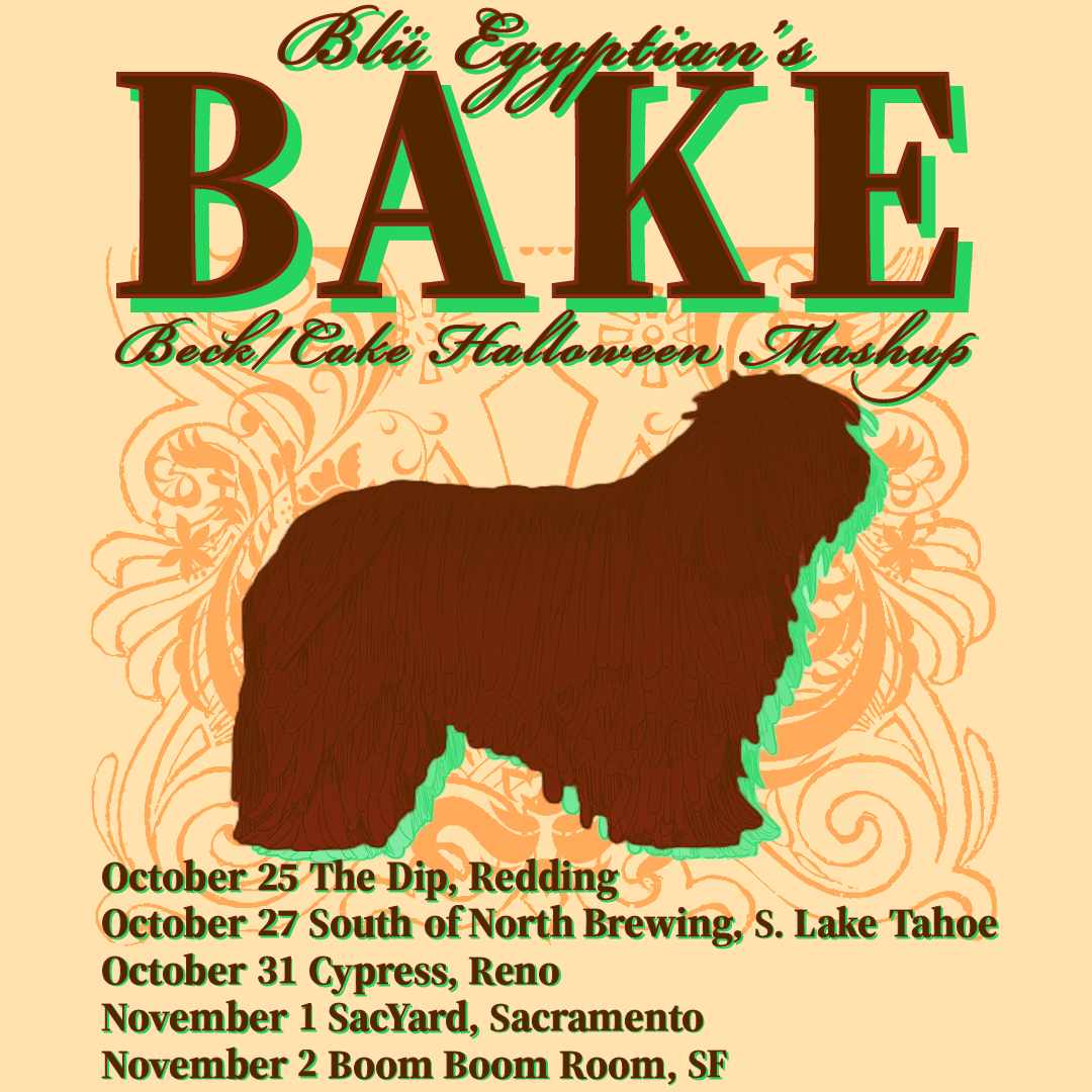 bluegyptianband's tweet photo. Halloween Theme Announcement! 5 dates of Cake x Beck Mashups across NorCal🙌 #blüegyptian #progjam #jamband #indiegroove #livemusic #cake #beck #prolongingthemagic #midnitevultures #sacramento #sanfrancisco #reno #redding #southlaketahoe #norcal https://t.co/NBEio01Ybz