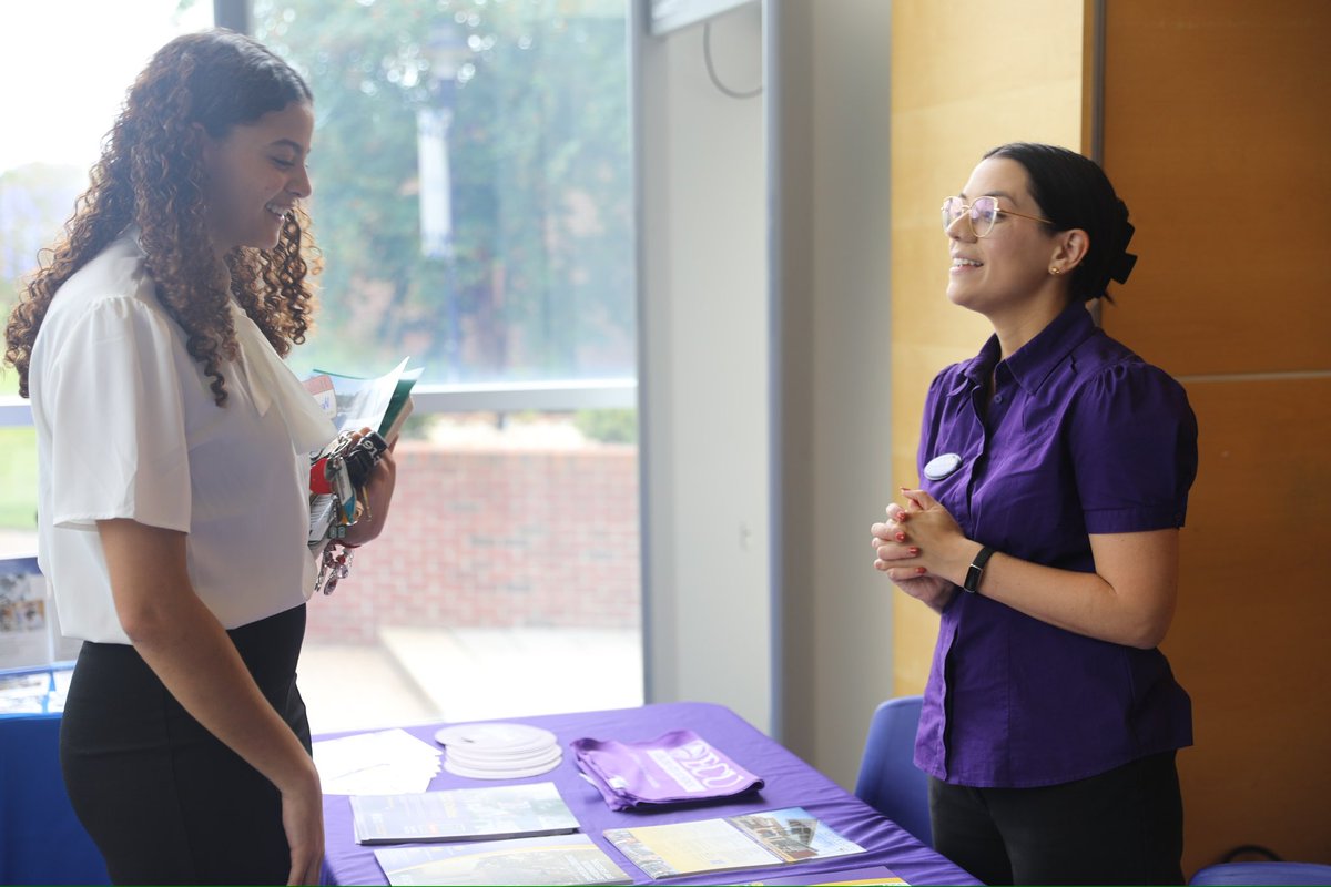 ECSU's tweet photo. Today’s Graduate Fair, hosted by @CareerEcsu was a tremendous success! Students connected with top graduate programs, explored new opportunities, and took steps toward their academic and professional futures. #GraduateFair #ECSU https://t.co/fh9DwDHBs1