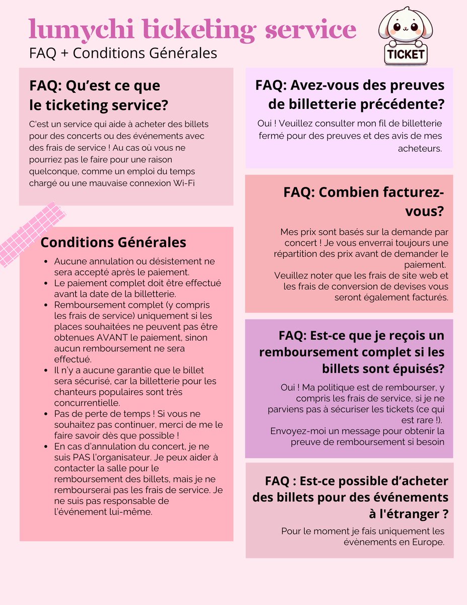 lumychi - Ticketing Service tweet media