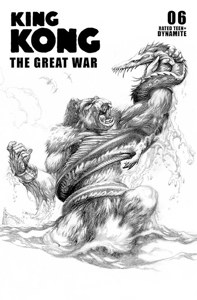 DynamiteComics's tweet photo. Monday is the Final Order Cutoff for Kong: The Great War #6 from Alex Cox and Tommaso Bianchi. Look for the cover by Joe DeVito. Also available in Virgin.
#kingkong #alexcox #tommasobianchi #joedevito
https://t.co/tLBLQ9QROJ https://t.co/Y1wxPpR3Yf