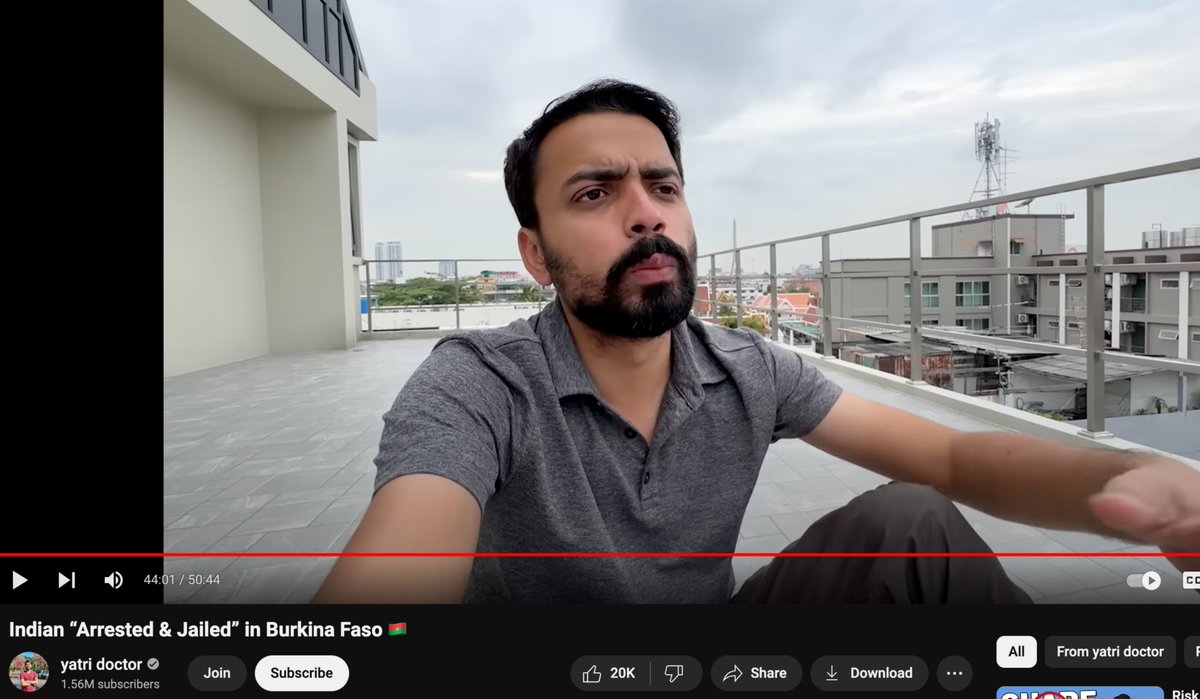 peoplevoice_ind's tweet photo. Youtuber #YatriDoctor aka #Navankur arrested for no reason in Burkina Faso.
Indian embassy is there just for making fun of people of India.
@DrSJaishankar 
Shame Shame Shame
People of India have no respect in even cheaper country like these.
@PMOIndia @navankur1996 https://t.co/XYV3ozqUd2