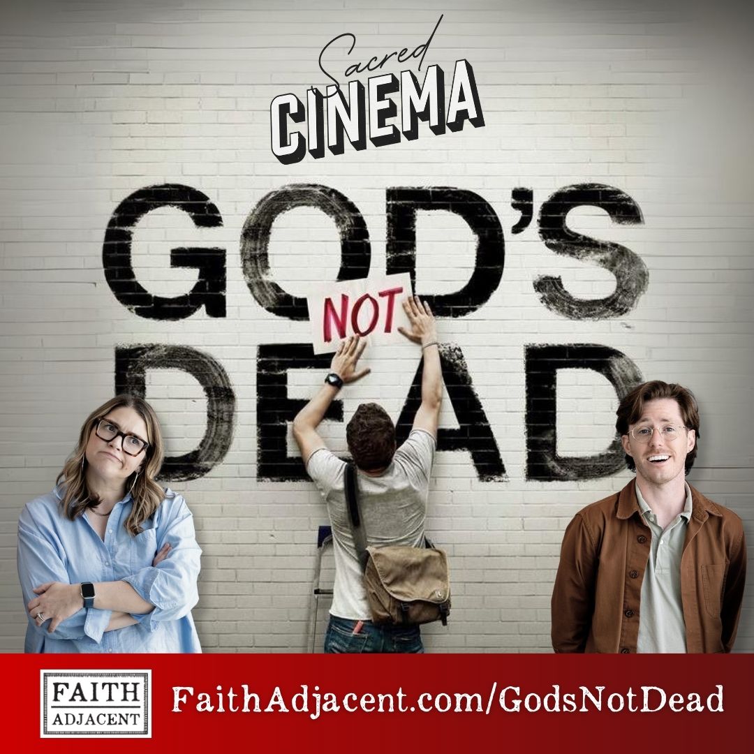 faithadjacent's tweet photo. NEW! 🙏🍿 Get ready to text everyone in your contacts list and defend your faith because @erinhmoon and @EvanDodson are discussing God’s Not Dead!

🎧 Listen wherever you get your podcasts or at https://t.co/zwpAjmHIco https://t.co/yj24ccP9To