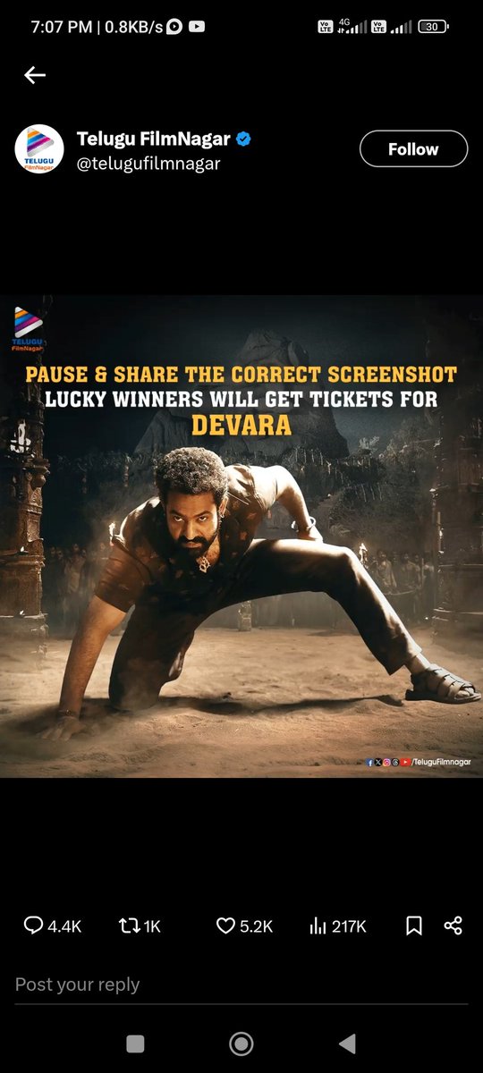 iamsahoo7's tweet photo. @telugufilmnagar With time tho saha pettina screen shot..... Im not ntr fan..... I'm prabhas fan... But nuvvu naku movie ticket isthey velli chustha mawa https://t.co/cJmADmiW8F