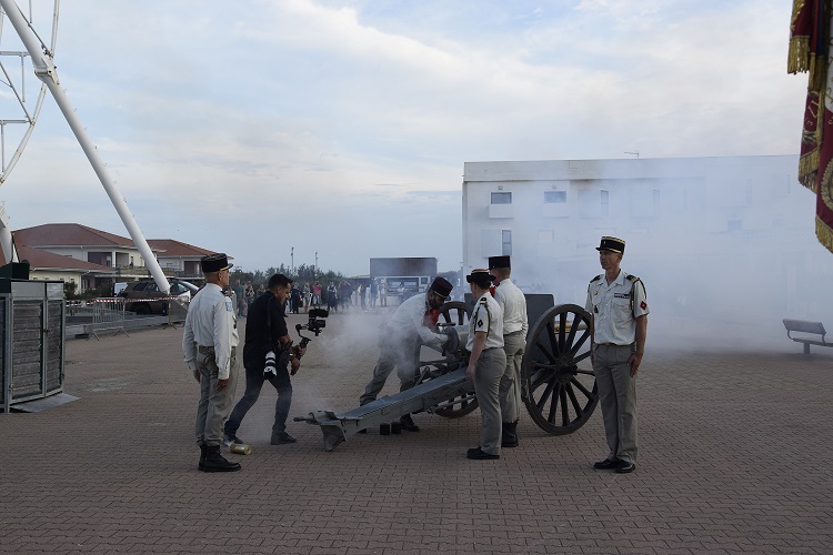 Prefecture40's tweet image. #Cérémonie I 170ème anniversaire du 17e groupe d'artillerie de #Biscarrosse 🪖                                               Le 21 septembre, Stéphanie Monteuil, secrétaire générale de la préfecture des #Landes, a assisté à l'émouvante cérémonie de commémoration en présence des