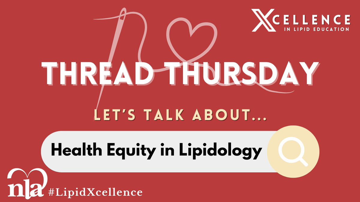 National Lipid Association (@nationallipid) on Twitter photo 🚨It's #ThreadThursday for #LipidXcellence!
We’re joined by <a href="/aneeshathobani/">Aneesha Thobani, MD</a> <a href="/gina_lundberg/">Gina Lundberg MD FACC FAHA</a> <a href="/DineshKalra/">Dinesh Kalra, MD</a> <a href="/lofonw/">Willibroad Maimo, MD</a> <a href="/MarlysLPA/">Marlys Koschinsky</a> & the NLA Health Equity Committee for a crucial discussion on health equity in lipidology. Look out for expert insights & knowledge drops #CholesterolMonth 🚨It's #ThreadThursday for #LipidXcellence!
We’re joined by <a href="/aneeshathobani/">Aneesha Thobani, MD</a> <a href="/gina_lundberg/">Gina Lundberg MD FACC FAHA</a> <a href="/DineshKalra/">Dinesh Kalra, MD</a> <a href="/lofonw/">Willibroad Maimo, MD</a> <a href="/MarlysLPA/">Marlys Koschinsky</a> & the NLA Health Equity Committee for a crucial discussion on health equity in lipidology. Look out for expert insights & knowledge drops #CholesterolMonth