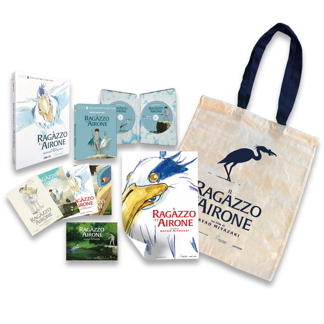 StudioGhibliIT's tweet photo. Finalmente svelati tutti i contenuti esclusivi della Collector's Edition de #IlRagazzoELAirone, disponibile dal 21 ottobre.

Pre-ordinala ora: https://t.co/GgTZ5DoLeD https://t.co/Fw1b0UZn3b