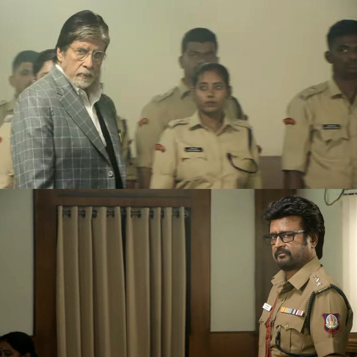 Absolute delight for all cinema lovers as Two Mega Superstars unite after 33 years 🥳🔥 Can’t get any better this 😍 Eagerlyy waiting for 10th October ✨
#VettaiyanHindiPrevue