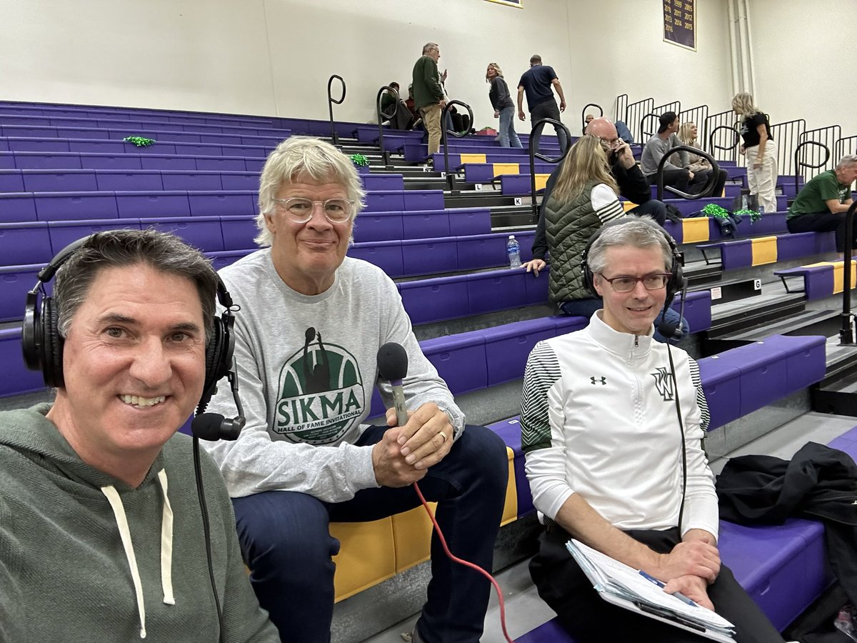 BQuillmanQcast's tweet photo. Happy birthday to the voice of the Titans, @EricWGLT!!

[Please disregard the surfer vibe Sikma fan in this pic.]

#d3hoops https://t.co/zE0ephcI2l