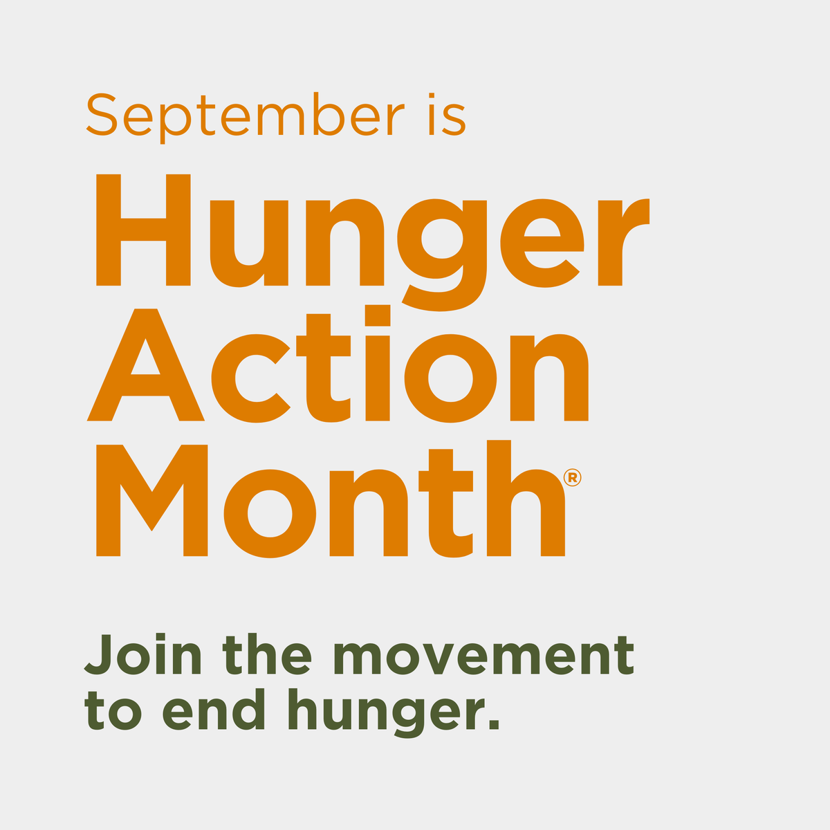 FeedMoreInc's tweet photo. September is #HungerActionMonth and the Feeding America network is calling on everyone to take one million actions against hunger. Every action counts–whether you donate, advocate, volunteer or spread the word online. Let’s end hunger together. https://t.co/dgFVZcCYIO https://t.co/JadpdgtLIF