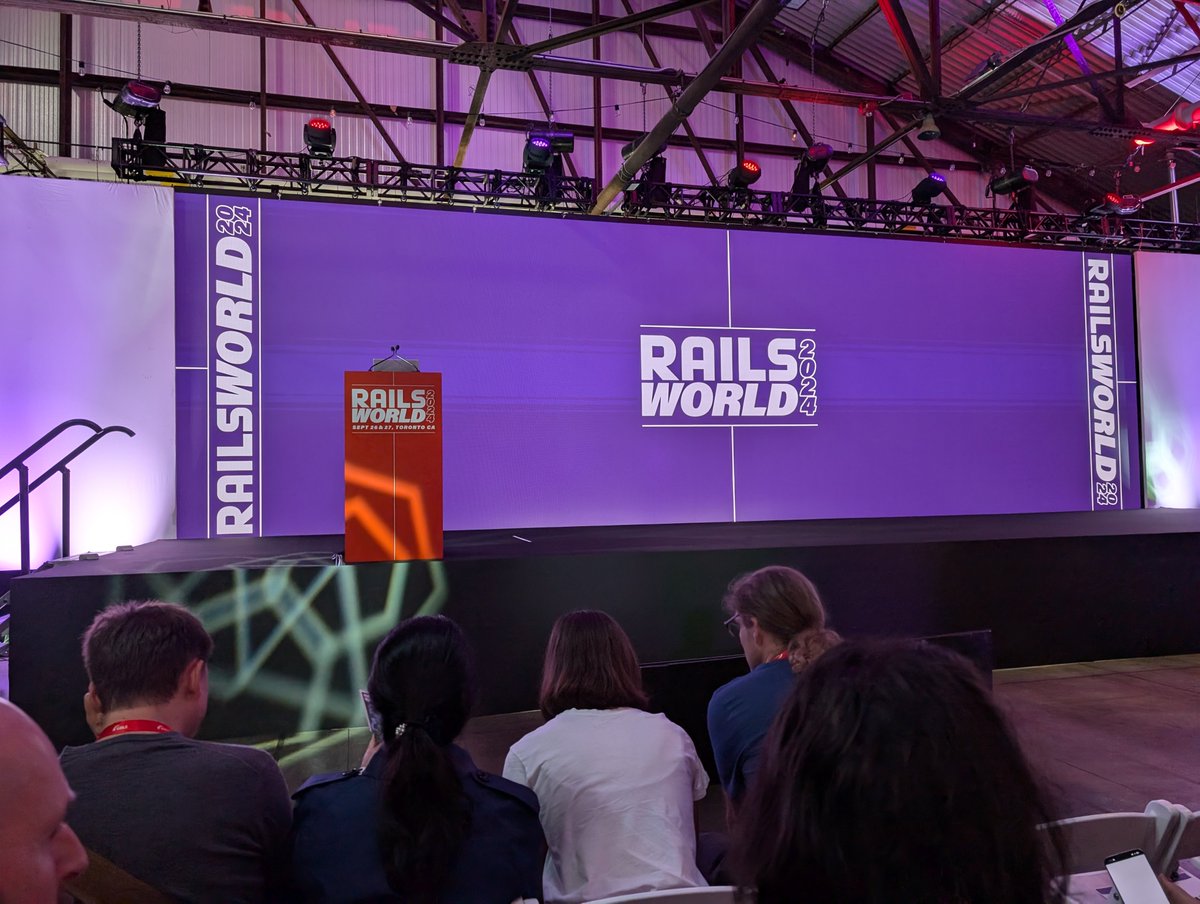 realMurny's tweet photo. Let's go! #RailsWorld https://t.co/7TLSLy4DS1