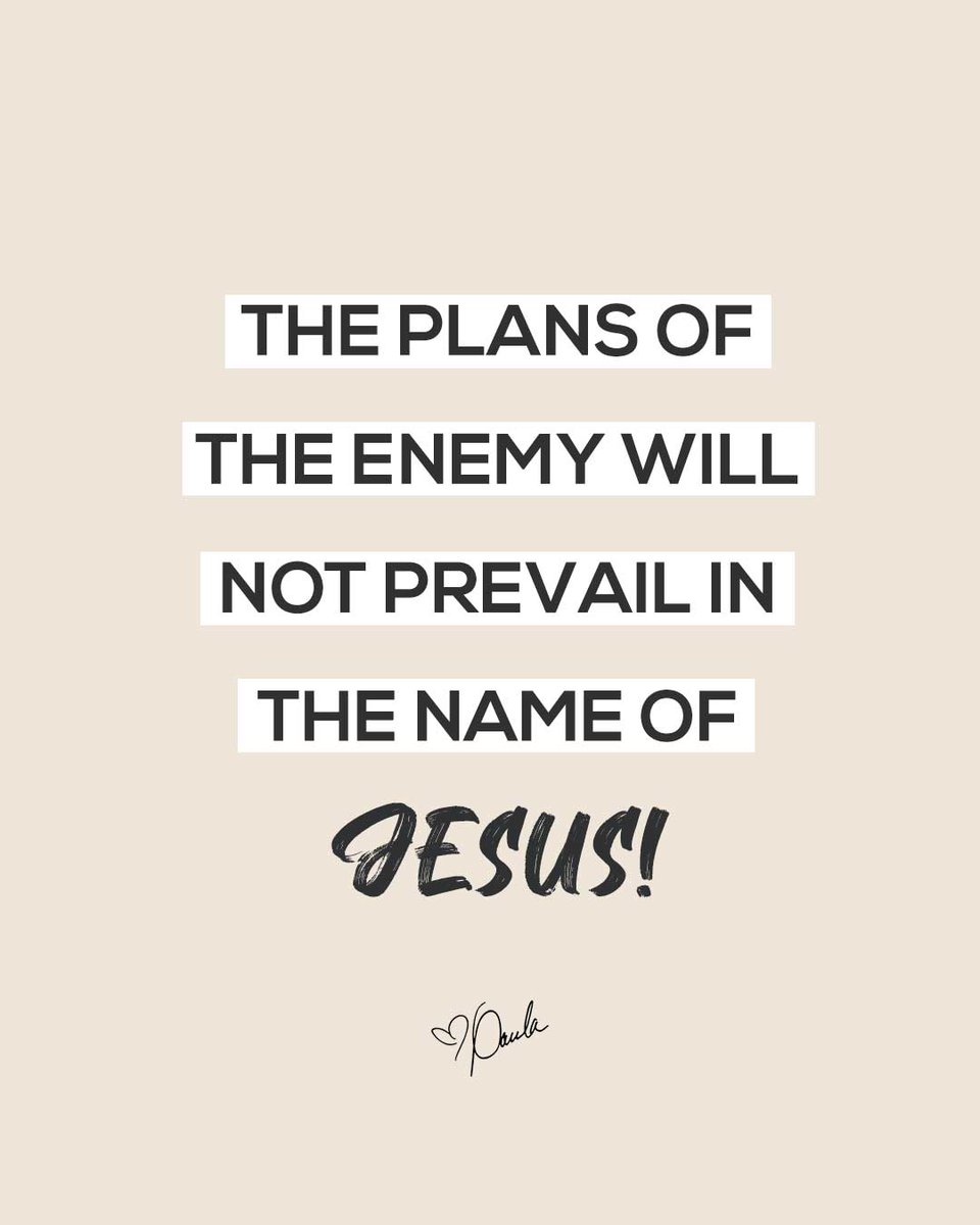Paula_White's tweet photo. I cancel every demonic assignment against you and your purpose - The plans of the enemy will not prevail in the name of Jesus! https://t.co/BE6lMXYXBp
