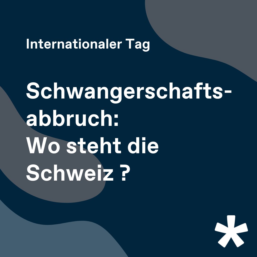 📆🌍 Heute ist der internationale Tag des Rechts auf #Abtreibung. In der Schweiz gibt es nach wie vor Hürden und Diskriminierungen. Der Schwangerschaftsabbruch ist immer noch im Strafgesetzbuch verankert. Mehr zum Thema Schwangerschaftsabbruch 👉bit.ly/4eBFeAz