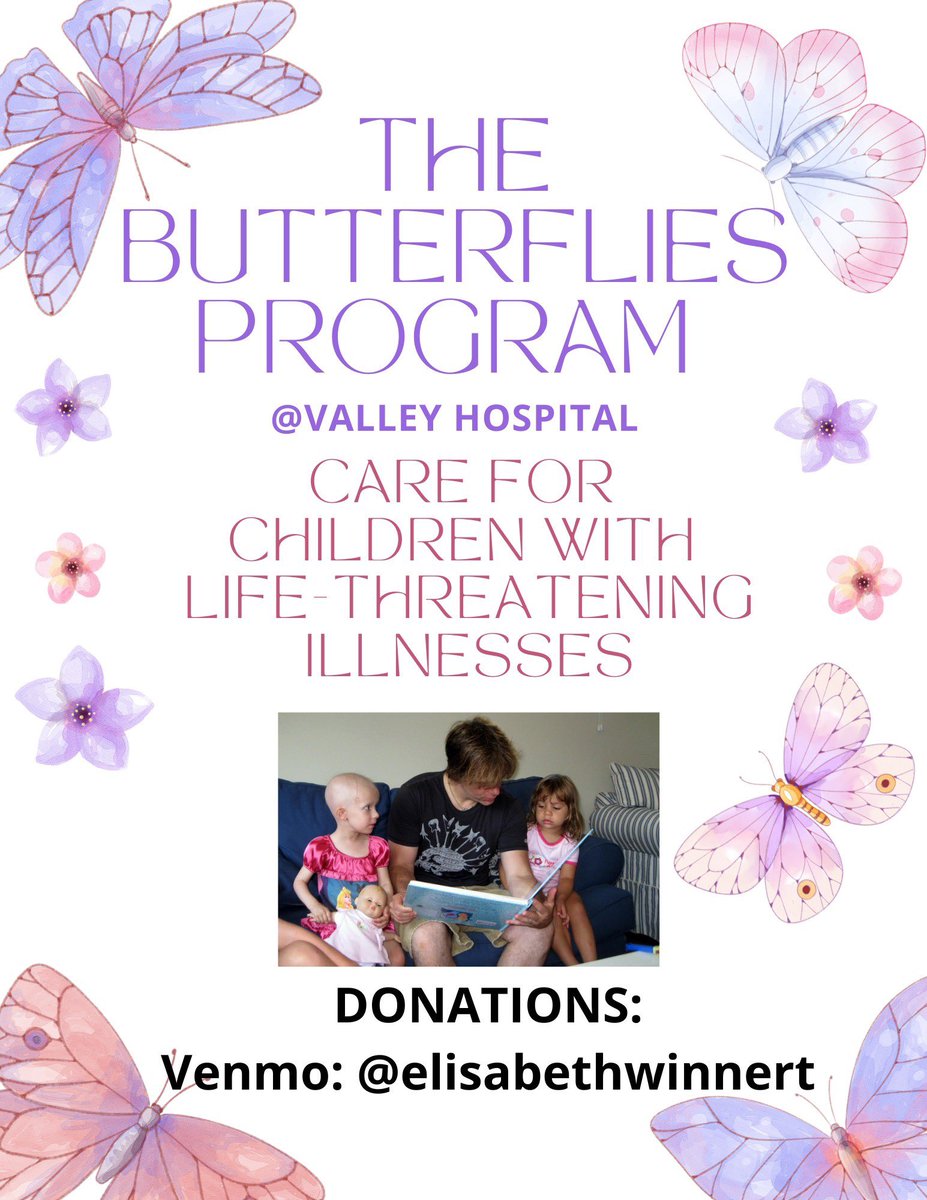 ValleyAuxiliary's tweet photo. Please consider donating to help these families: venmo @elisabethwinnert
(please note that you are donating to the Butterflies Program in the venmo)" https://t.co/NHXaRmsB2b