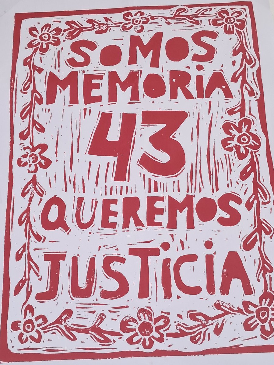 Hace 10 años desaparecieron a 43 estudiantes de la Escuela normal rural Raúl Isidro Burgos. 
Ningún padre o madre debería pasar por lo que han pasado los familiares de los estudiantes de Ayotzinapa.
Nos faltan 43 y miles más.🐢