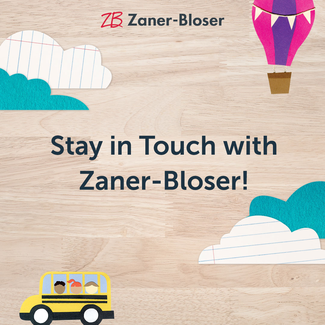 Stay current with the latest happenings at Zaner-Bloser. Register for news and information about our programs and resources, upcoming events, opportunities for professional learning, and ideas for how you can inspire more “aha” moments for your students! bit.ly/47plVYW
