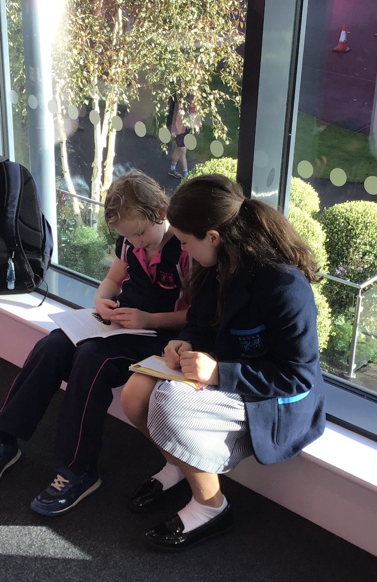HWD_Lower's tweet photo. A wonderful, calm start to the day with our #HazelwoodYear7 buddies coming to listen to us read in Year 3. We are already looking forward to next time. #HazelwoodEnglish #HazelwoodCulture https://t.co/dniGPoANwI