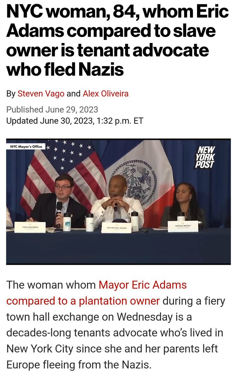 17993rd's tweet photo. As Mayor Adams has, since Day 1, targeted, abused & harassed RENT STABILIZED #TENANTS throughout #NYC, because the Mayor's #RealEstate Overlords are bent on destroying #NY's Rent Regs & REFUSE to comply w/#HSTPA, Tenant Advocacy Org #MetCouncil has called on Adams to #RESIGN. https://t.co/RYLFcm5vKf