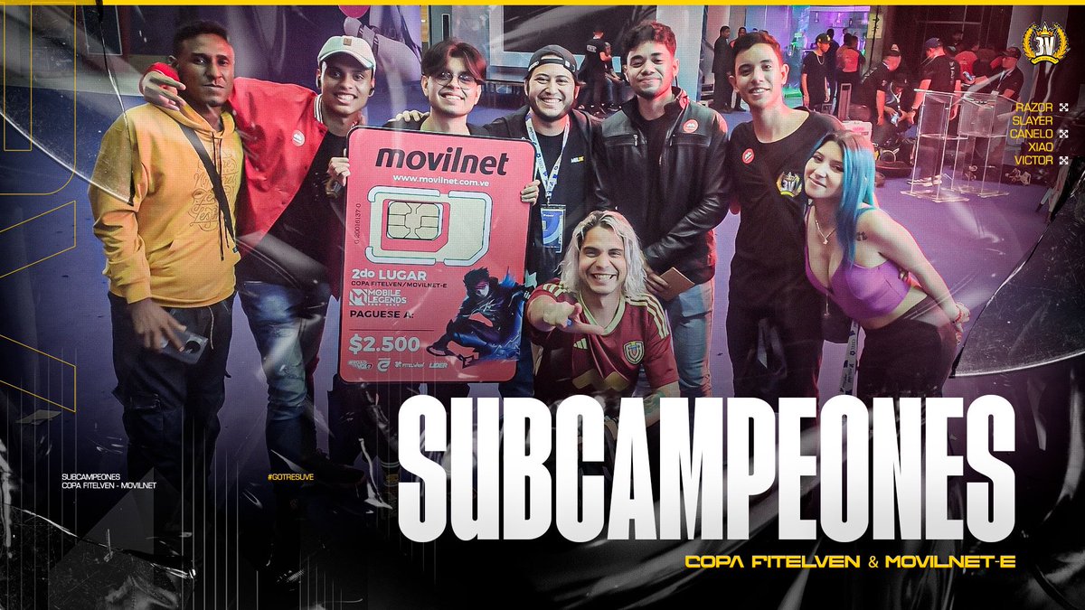 SUBCAMPEONES en @venezuelagameshow ✨

Luchamos y logramos una gran representación. VAMOS POR MÁS 👑