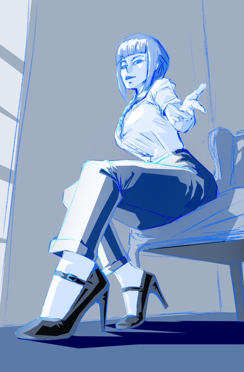TemchoArt's tweet photo. old unfinished sketches part 2 #makima #chainsawman https://t.co/uEr7QtFuAJ