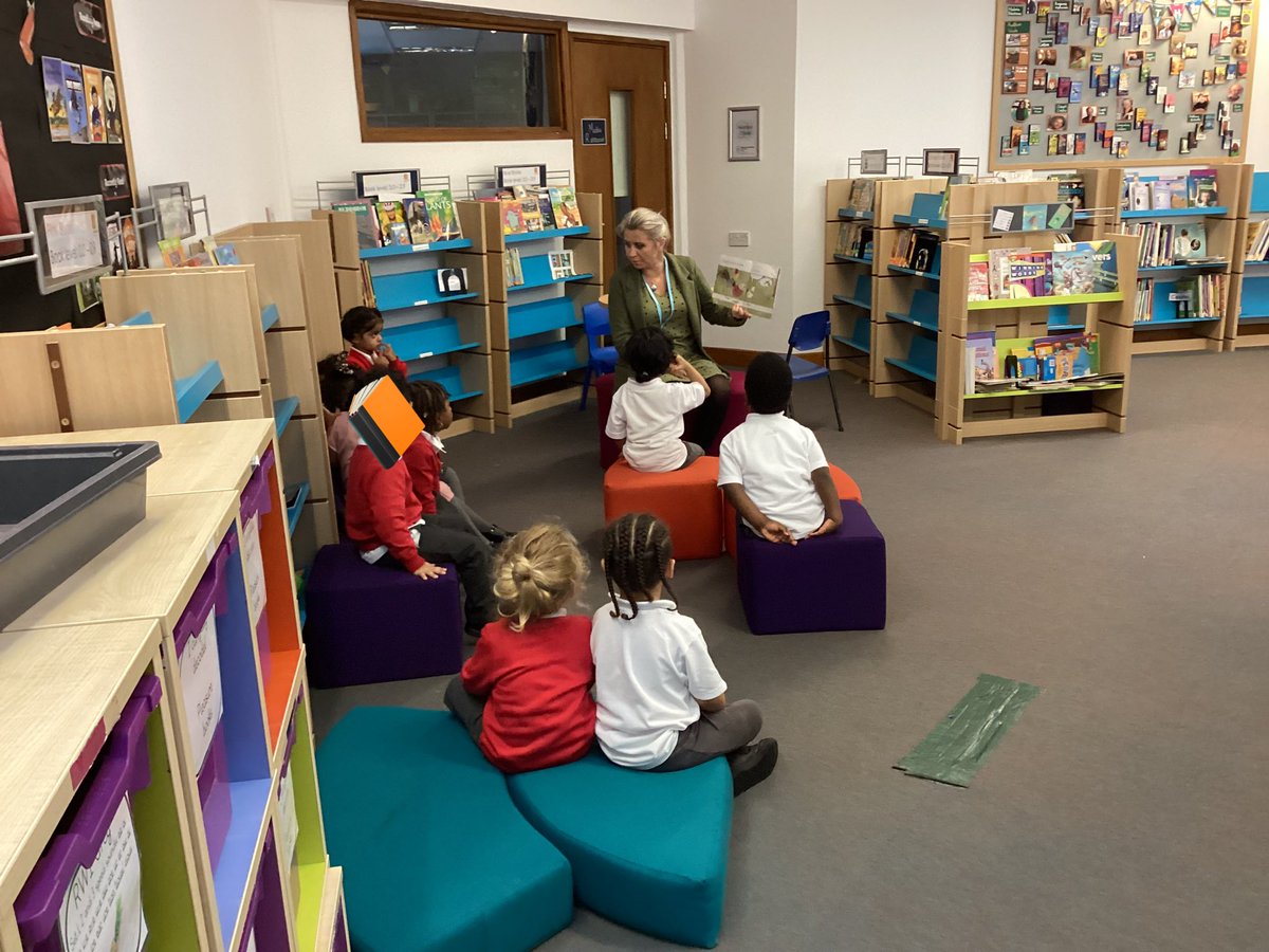 We love reading at Nursery! Waddell Class enjoy a book being read to them by Mrs Stefanska in our own Whittingham Library.