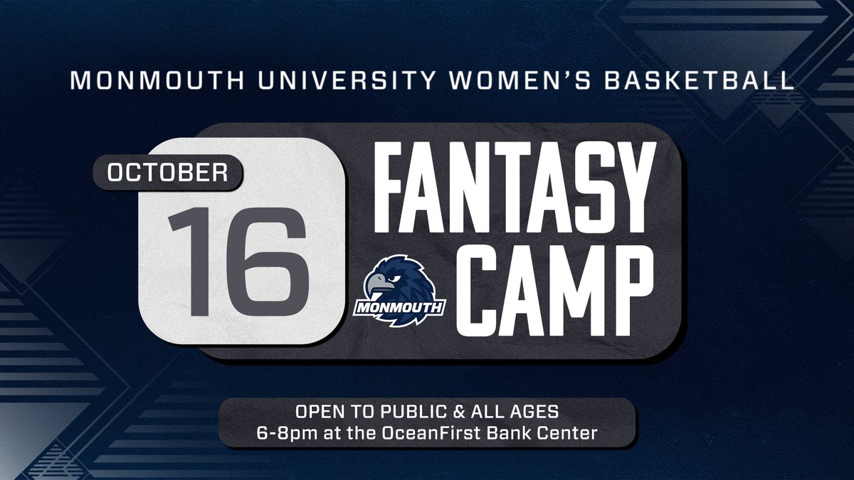 We’re bringing back Fantasy Camp! 🏀

🔹 docs.google.com/forms/d/e/1FAI…

Bring your sneakers and join the team in fundamental drills, competition and fun for two hours at the OceanFirst Bank Center on Oct. 16!

Use the sign up link above to register.

#FlyHawks